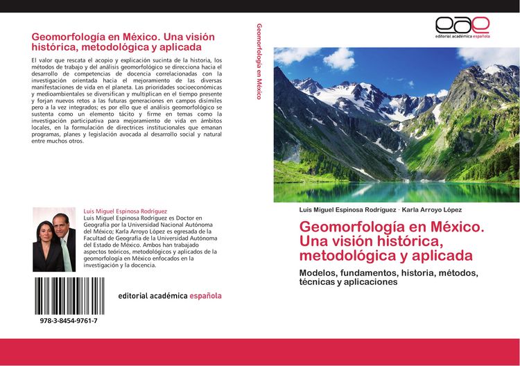 Produktbild: Geomorfolog&iacute;a en M&eacute;xico. Una visi&oacute;n hist&oacute;rica, metodol&oacute;gica y aplicada