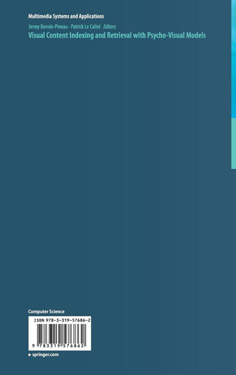 Produktbild: Visual Content Indexing and Retrieval with Psycho-Visual Models