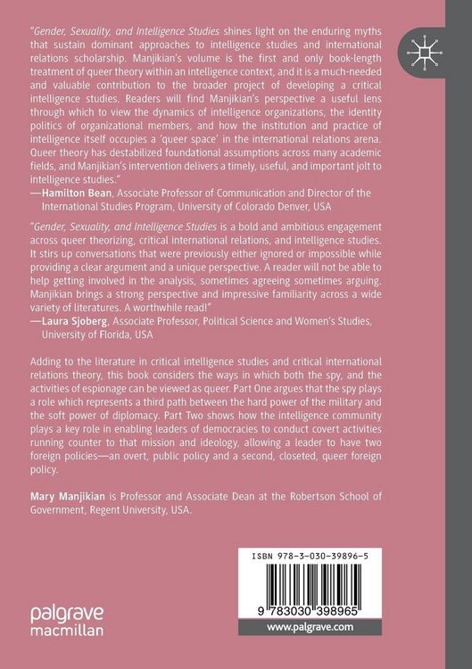 Produktbild: Gender, Sexuality, and Intelligence Studies