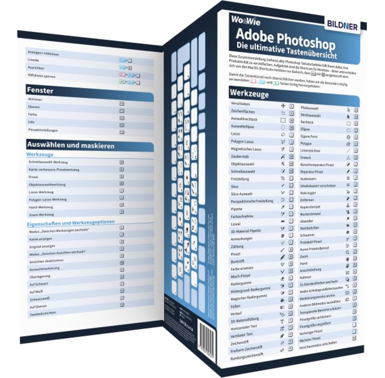 Produktbild: Photoshop - Die ultimative Tasten&uuml;bersicht (f&uuml;r die Version CC = Creative Cloud)