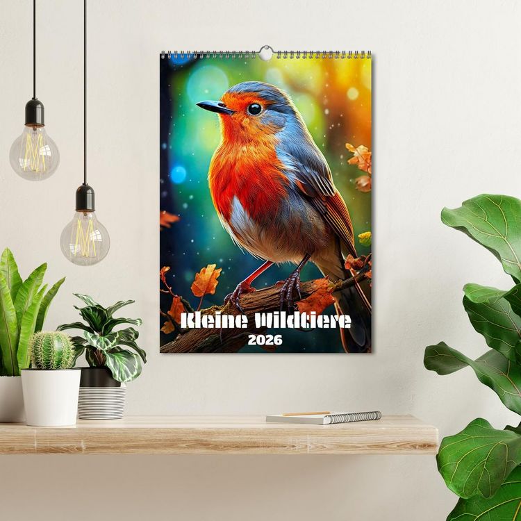 Produktbild: Kleine Wildtiere (Wandkalender 2026 DIN A3 hoch), CALVENDO Monatskalender