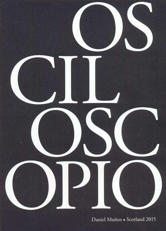 Produktbild: Osciloscopio : cuaderno de Escocia