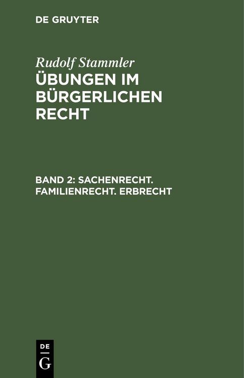Produktbild: Sachenrecht. Familienrecht. Erbrecht