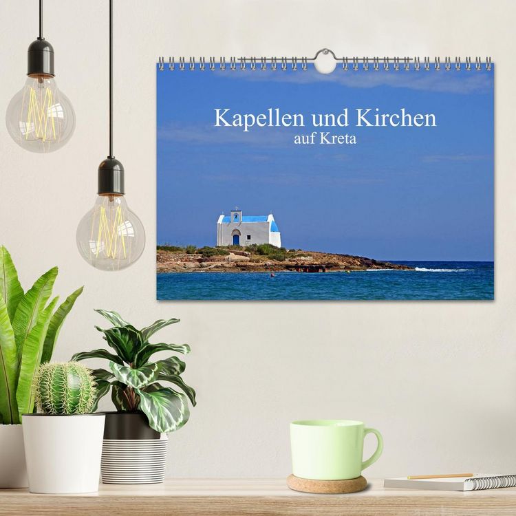 Produktbild: Kapellen und Kirchen auf Kreta (Wandkalender 2026 DIN A4 quer), CALVENDO Monatskalender
