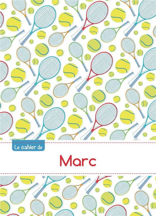 Produktbild: Cahier marc seyes,96p,a5 tennis