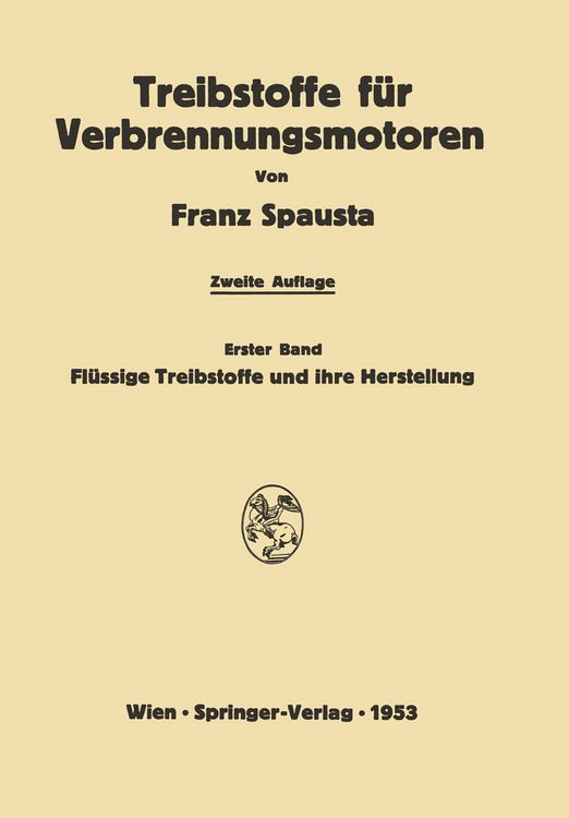 Produktbild: Treibstoffe f&uuml;r Verbrennungsmotoren