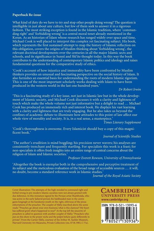 Produktbild: Commanding Right and Forbidding Wrong in Islamic Thought