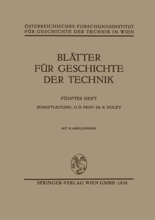 Produktbild: Bl&auml;tter f&uuml;r Geschichte der Technik