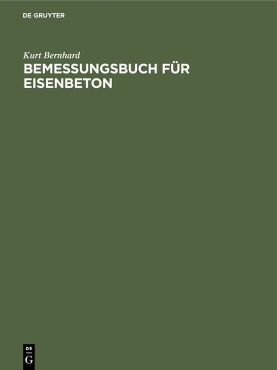 Produktbild: Bemessungsbuch f&uuml;r Eisenbeton