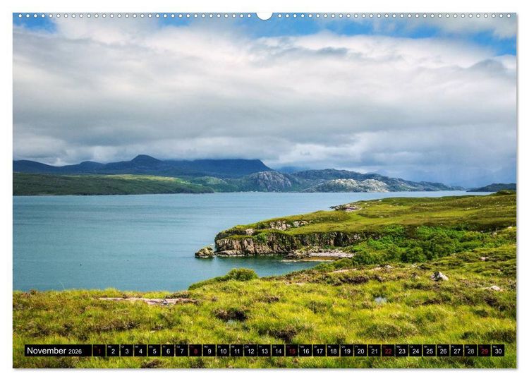 Produktbild: Schottland, Atemberaubender Norden (Wandkalender 2026 DIN A2 quer), CALVENDO Monatskalender