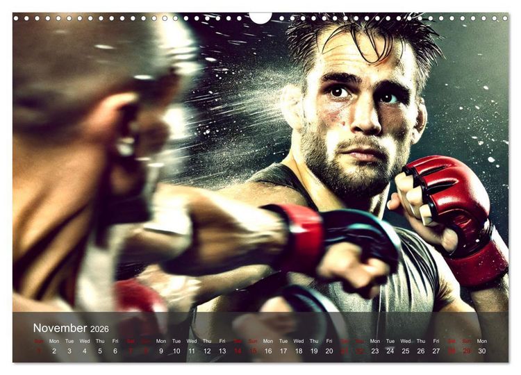 Produktbild: MMA UK - The ultimate fight (Wall Calendar 2026 DIN A3 landscape), CALVENDO 12 Month Wall Calendar
