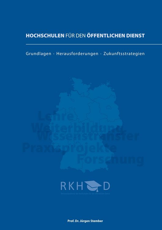 Produktbild: Hochschulen f&uuml;r den &ouml;ffentlichen Dienst