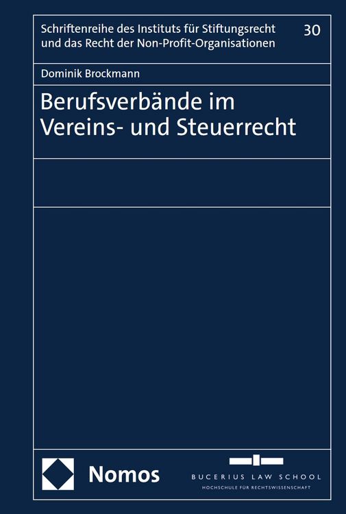 Produktbild: Berufsverb&auml;nde im Vereins- und Steuerrecht