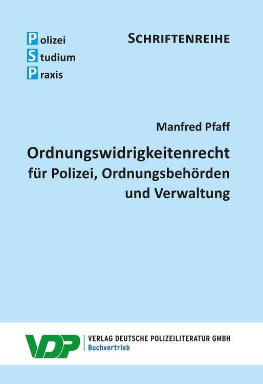 Produktbild: Ordnungswidrigkeitenrecht f&uuml;r Polizei, Ordnungsbeh&ouml;rden und Verwaltung