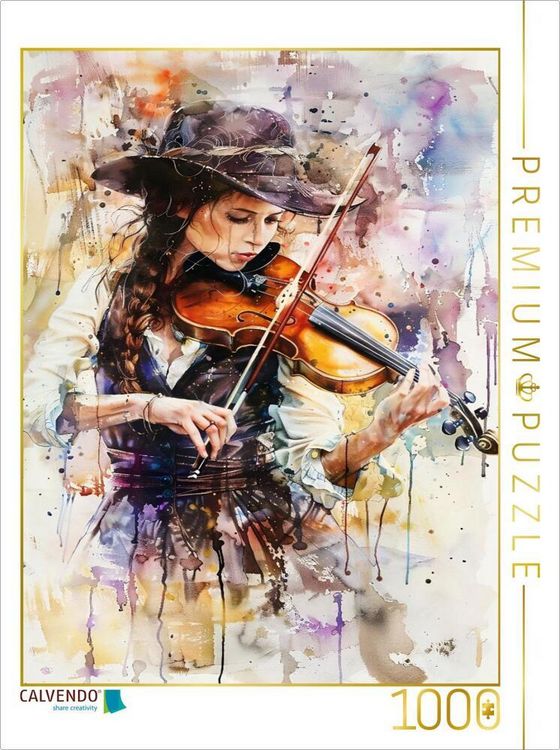 Produktbild: CALVENDO Puzzle Ein Motiv aus dem Kalender "Die Farben der Musik" | 1000 Teile Lege-Gr&ouml;&szlig;e 64x48cm Foto-Puzzle f&uuml;r gl&uuml;ckliche Stunden