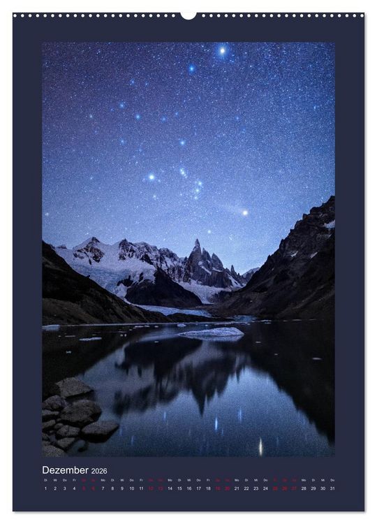 Produktbild: Patagonien: Sehnsuchtsziel am Ende der Welt (Wandkalender 2026 DIN A2 hoch), CALVENDO Monatskalender