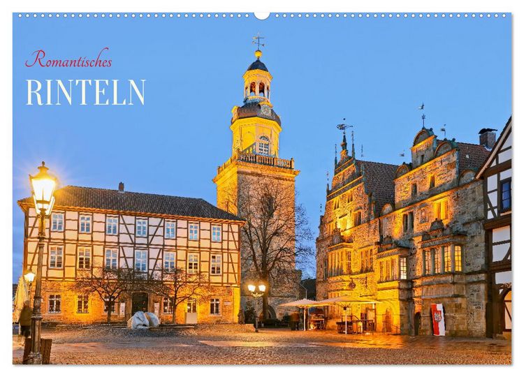 Produktbild: Romantisches RINTELN (Wandkalender 2026 DIN A2 quer), CALVENDO Monatskalender