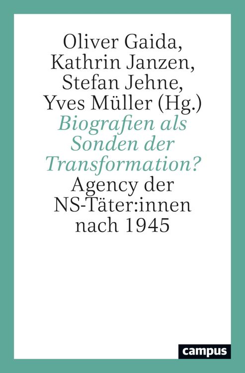 Produktbild: Biografien als Sonden der Transformation?