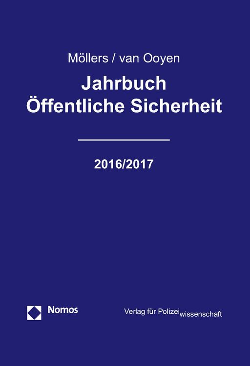 Produktbild: Jahrbuch &Ouml;ffentliche Sicherheit 2016/2017