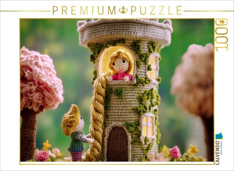 Produktbild: CALVENDO Puzzle Rapunzel | 1000 Teile Lege-Gr&ouml;&szlig;e 64x48cm Foto-Puzzle f&uuml;r gl&uuml;ckliche Stunden