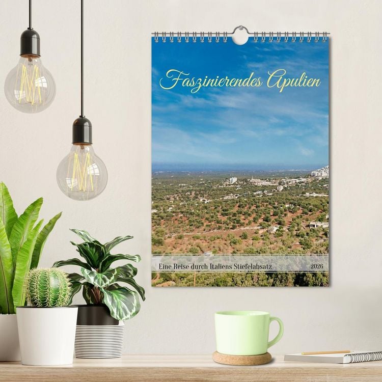Produktbild: Faszinierendes Apulien (Wandkalender 2026 DIN A4 hoch), CALVENDO Monatskalender