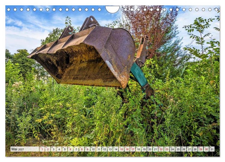 Produktbild: Landmaschinen im Dornr&ouml;schenschlaf (Wandkalender 2027 DIN A4 quer), CALVENDO Monatskalender