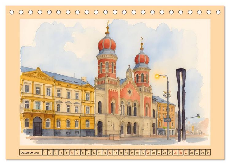 Produktbild: Tschechien - Kultur und Natur (Tischkalender 2026 DIN A5 quer), CALVENDO Monatskalender