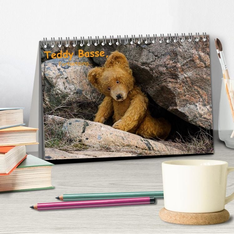 Produktbild: Teddy Basse, Fortsetzung... (Tischkalender 2026 DIN A5 quer), CALVENDO Monatskalender