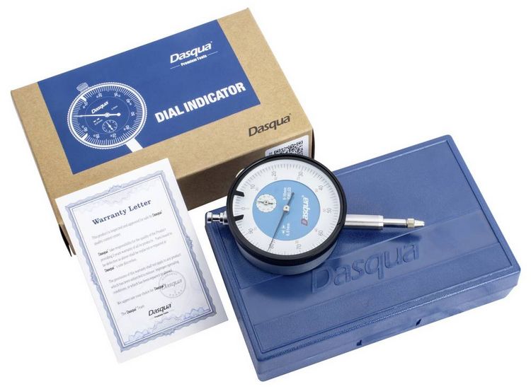 Produktbild: Dasqua 5111-0000 Messuhr mit Kontrollma&szlig; 10mm Ablesung: 0.01mm