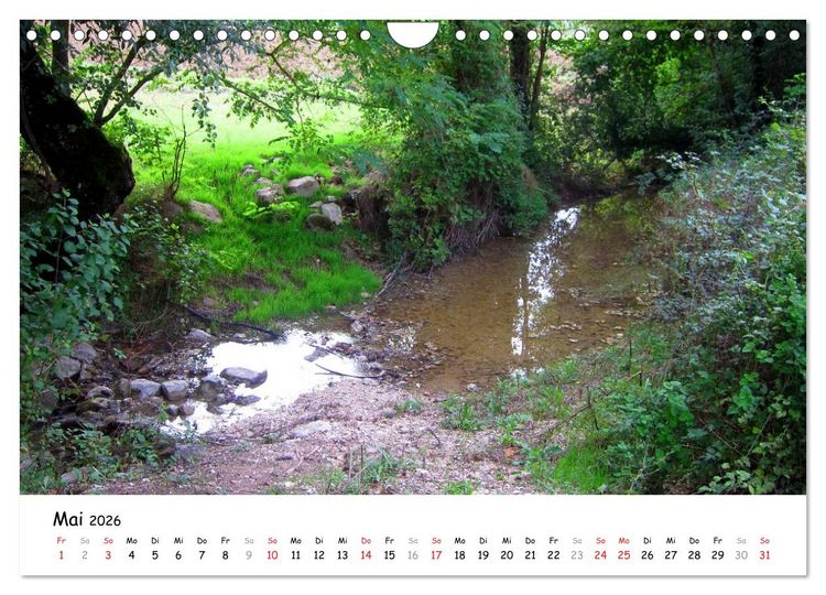 Produktbild: Franziskusweg - Camino di Assisi (Wandkalender 2026 DIN A4 quer), CALVENDO Monatskalender