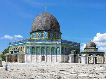 Produktbild: CALVENDO Puzzle Jerusalem - Felsendom um 1900 | 1000 Teile Lege-Gr&ouml;&szlig;e 64x48cm Foto-Puzzle f&uuml;r gl&uuml;ckliche Stunden