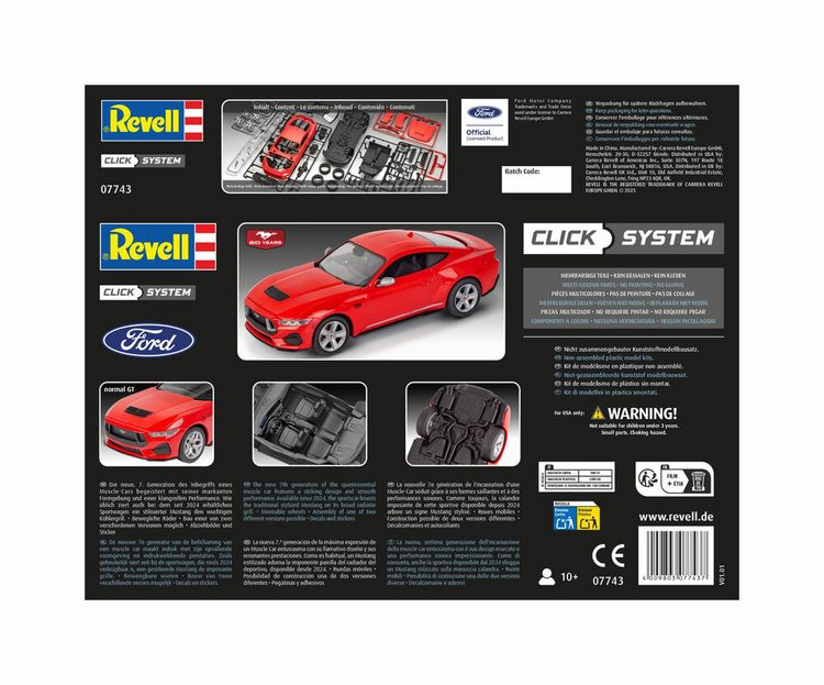 Produktbild: Revell 07743 Automodell Bausatz 1:25