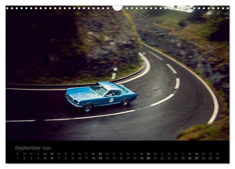 Produktbild: Flying Ford Mustang (Wandkalender 2026 DIN A3 quer), CALVENDO Monatskalender