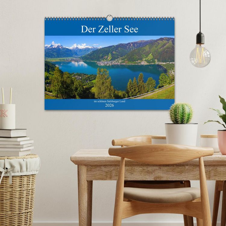 Produktbild: Der Zeller See im sch&ouml;nen Salzburger Land (Wandkalender 2026 DIN A3 quer), CALVENDO Monatskalender