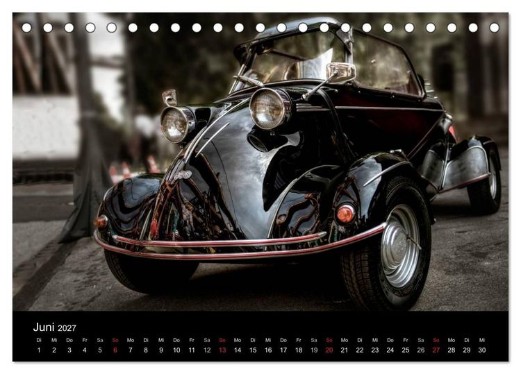 Produktbild: Faszination Oldtimer und Autolegenden (Tischkalender 2027 DIN A5 quer), CALVENDO Monatskalender