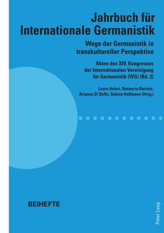 Produktbild: Wege der Germanistik in transkultureller Perspektive