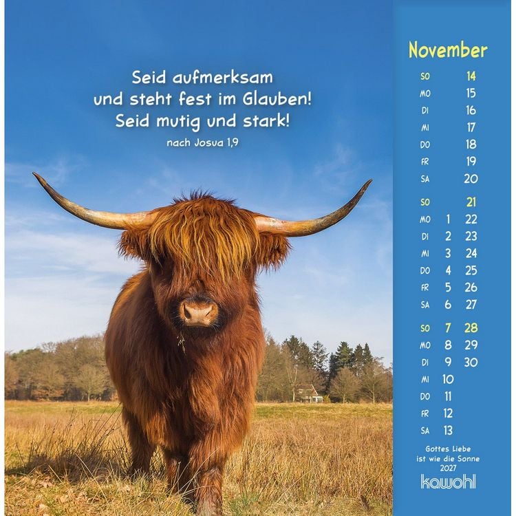 Produktbild: Gottes Liebe ist wie die Sonne 2027