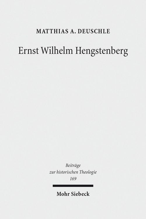 Produktbild: Ernst Wilhelm Hengstenberg