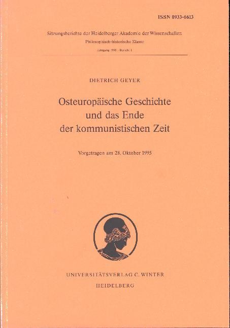 Produktbild: Osteurop&auml;ische Geschichte und das Ende der kommunistischen Zeit