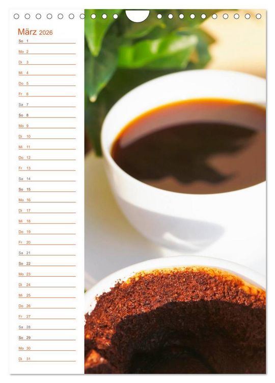 Produktbild: K&ouml;stliche Kaffeespezialit&auml;ten (Wandkalender 2026 DIN A4 hoch), CALVENDO Monatskalender