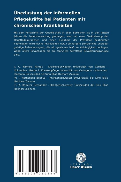 Produktbild: &Uuml;berlastung der informellen Pflegekr&auml;fte bei Patienten mit chronischen Krankheiten
