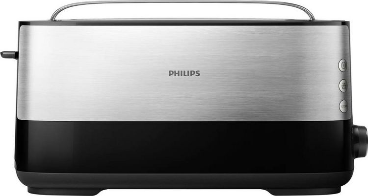Produktbild: Philips Home HD2692/90 Viva Langschlitztoaster Edelstahl, Schwarz