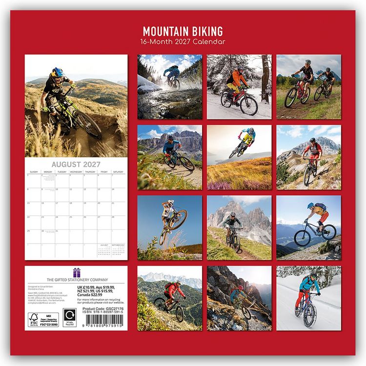 Produktbild: Mountain Biking &ndash; Mountainbiken 2027 &ndash; 16-Monatskalender