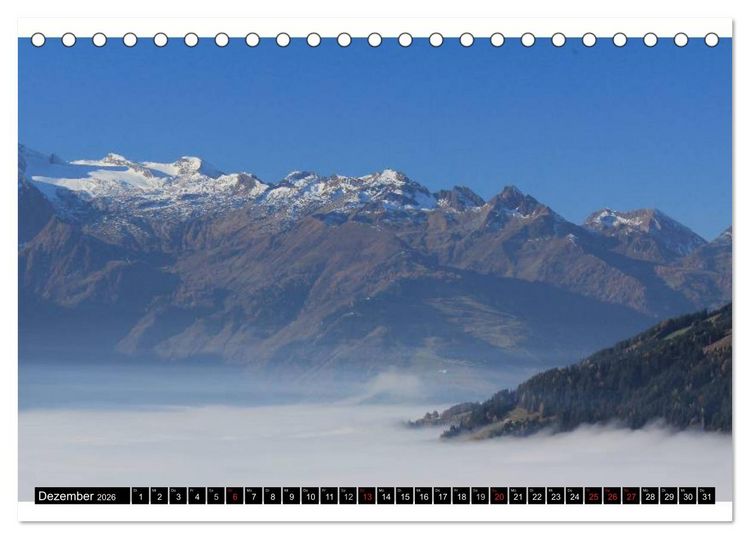 Produktbild: Liebeserkl&auml;rung an Zell am See (Tischkalender 2026 DIN A5 quer), CALVENDO Monatskalender