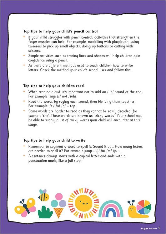 Produktbild: English Practice Book for Ages 4-5