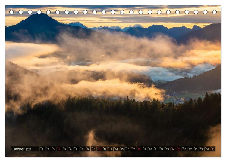Produktbild: Malerische Alpen - Fesselnde Landschaften (Tischkalender 2026 DIN A5 quer), CALVENDO Monatskalender