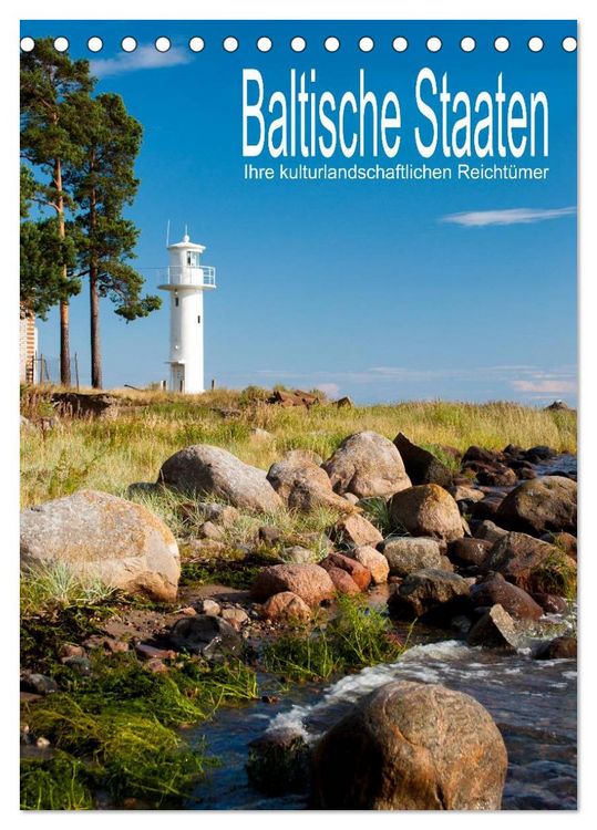 Produktbild: Baltische Staaten - Ihre kulturlandschaftlichen Reicht&uuml;mer (Tischkalender 2026 DIN A5 hoch), CALVENDO Monatskalender