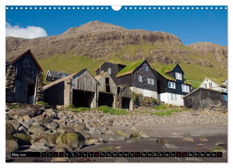 Produktbild: Faroe Islands / UK-Version (Wall Calendar 2026 DIN A3 landscape), CALVENDO 12 Month Wall Calendar