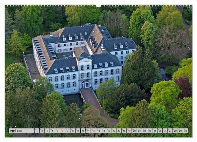 Produktbild: Aachen aus der Luft - Eine Fahrt mit dem Hei&szlig;luftballon (hochwertiger Premium Wandkalender 2026 DIN A2 quer), Kunstdruck in Hochglanz