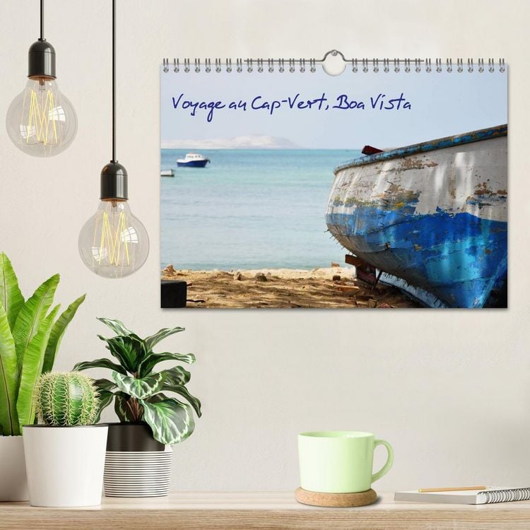 Produktbild: Voyage au Cap-Vert, Boa Vista (Calendrier mural 2026 DIN A4 vertical), CALVENDO calendrier mensuel